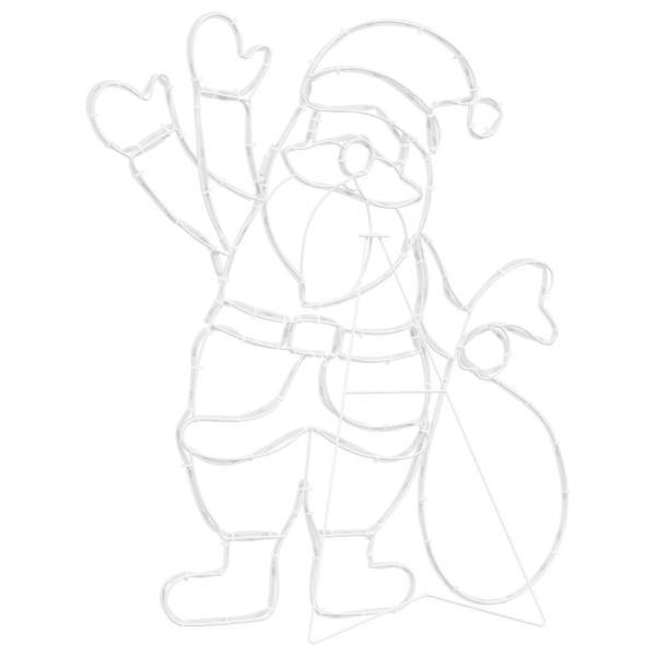 Santa Claus Licht Mehrfarbig 58.5 x 60 x 1.3 cm Eisen