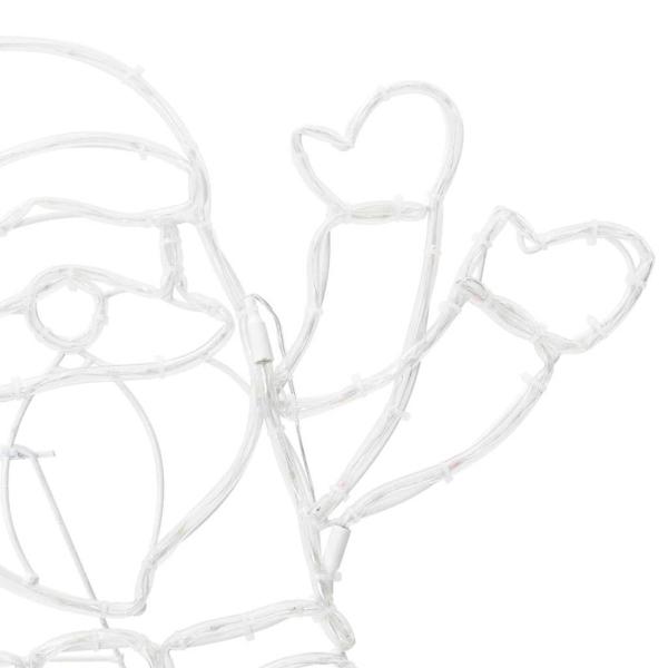 Santa Claus Licht Mehrfarbig 58.5 x 60 x 1.3 cm Eisen