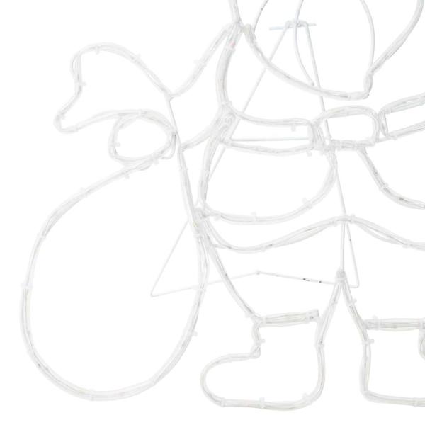 Santa Claus Licht Mehrfarbig 58.5 x 60 x 1.3 cm Eisen