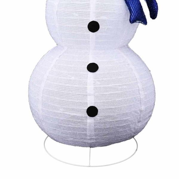 Weihnachts Schneemann Familie 3 pcs Warmes Weiß