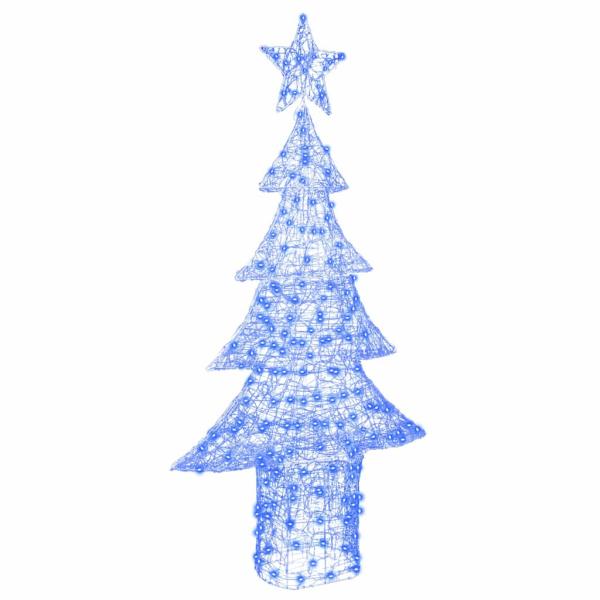 Weihnachtsbaum mit 240 LEDs Blau 180 cm Acryl