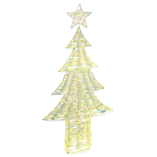 ARDEBO.de - Weihnachtsbaum mit 240 LEDs Warmweiß 180 cm PET