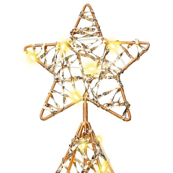 Weihnachtsbaum mit 120 LEDs Warmweiß 120 cm PET