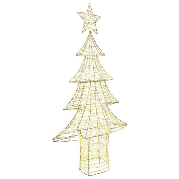 Weihnachtsbaum mit 240 LEDs Warmweiß 180 cm PET