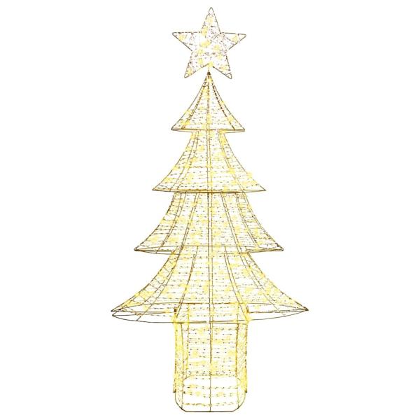 Weihnachtsbaum mit 240 LEDs Warmweiß 180 cm PET