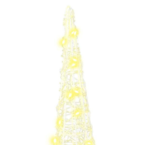 Weihnachtsbaum 3 pcs Warmweiß 40 cm 60 cm 80 cm Acryl