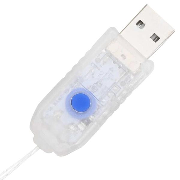 Kranz mit 150 LEDs Warmweiß 120 cm PET