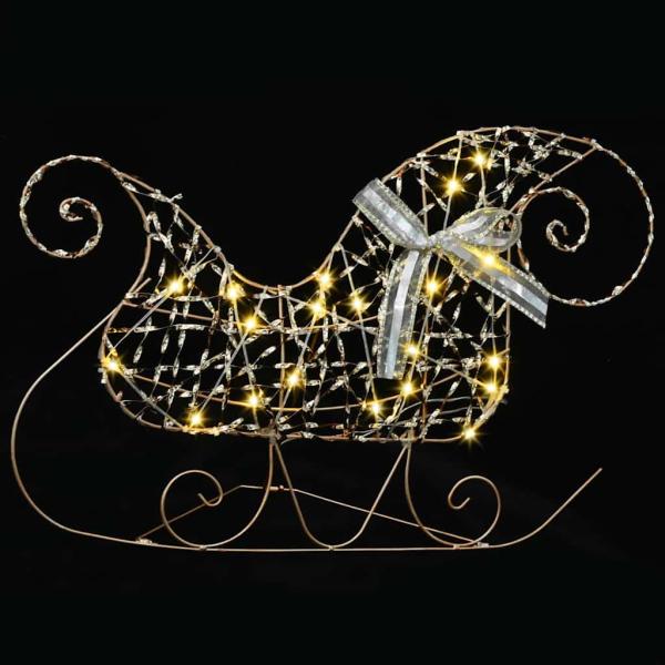 LED Rentiere mit 60 LEDs 3 pcs Warmes Weiß PET