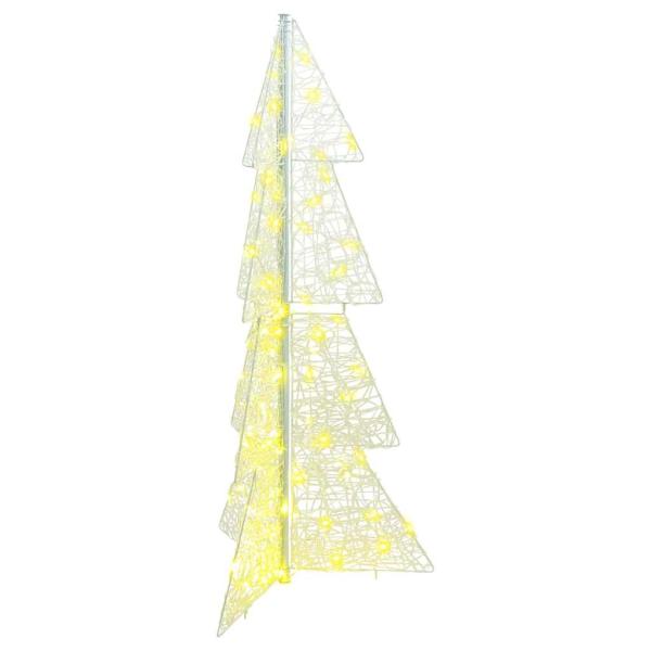 ARDEBO.de - Weihnachtsbaum mit 100 LEDs Warmes Weiß 120 cm Acryl