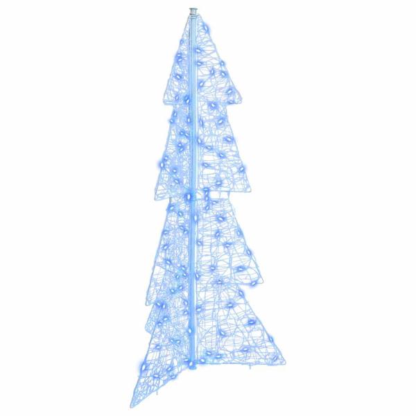 ARDEBO.de - Weihnachtsbaum mit 100 LEDs Blau 120 cm Acryl
