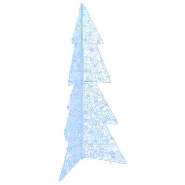 ARDEBO.de - Weihnachtsbaum mit 160 LEDs Kalter Weiß 150 cm Acryl