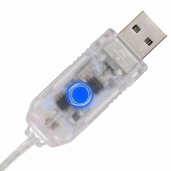 Weihnachtsbaum mit 160 LEDs Kalter Weiß 150 cm Acryl