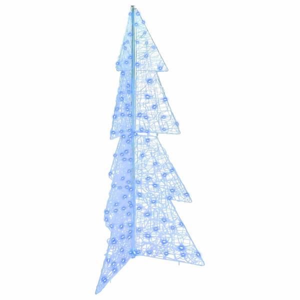 ARDEBO.de - Weihnachtsbaum mit 160 LEDs Blau 150 cm Acryl