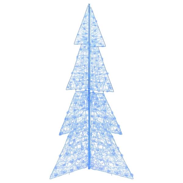 Weihnachtsbaum mit 240 LEDs Blau 180 cm Acryl