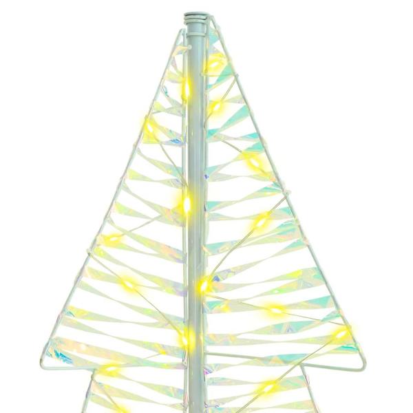 Weihnachtsbaum mit 160 LEDs Warmes Weiß 150 cm PET
