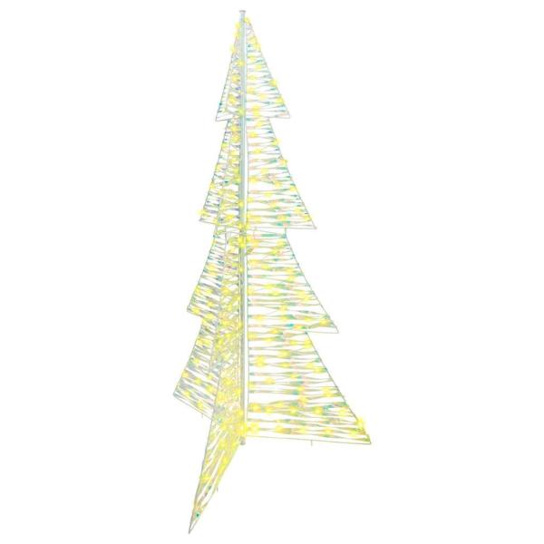 ARDEBO.de - Weihnachtsbaum mit 240 LEDs Warmes Weiß 180 cm PET