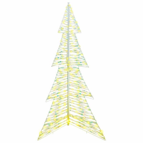 Weihnachtsbaum mit 240 LEDs Warmes Weiß 180 cm PET