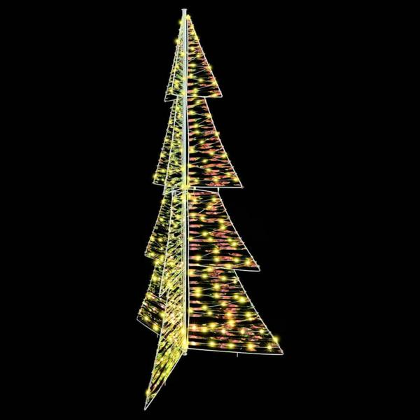 Weihnachtsbaum mit 240 LEDs Warmes Weiß 180 cm PET