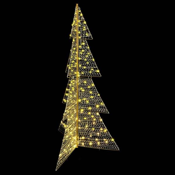Weihnachtsbaum mit 240 LEDs Warmes Weiß 180 cm PET