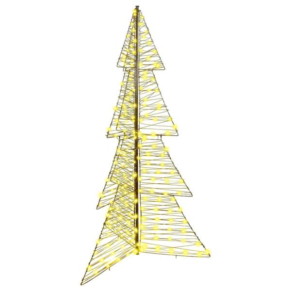 ARDEBO.de - Weihnachtsbaum mit 240 LEDs Warmes Weiß 180 cm Rattan