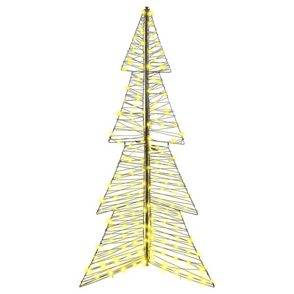Weihnachtsbaum mit 240 LEDs Warmes Weiß 180 cm Rattan