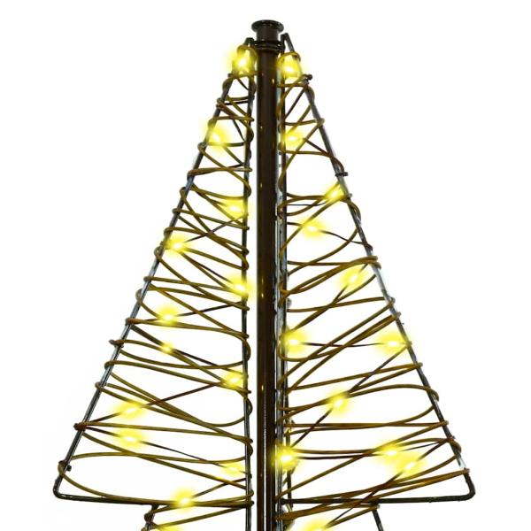 Weihnachtsbaum mit 240 LEDs Warmes Weiß 180 cm Rattan