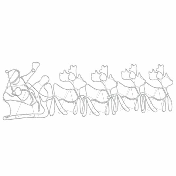 LED Weihnachtsdekoration Mehrfarbig 69 x 79 cm PVC