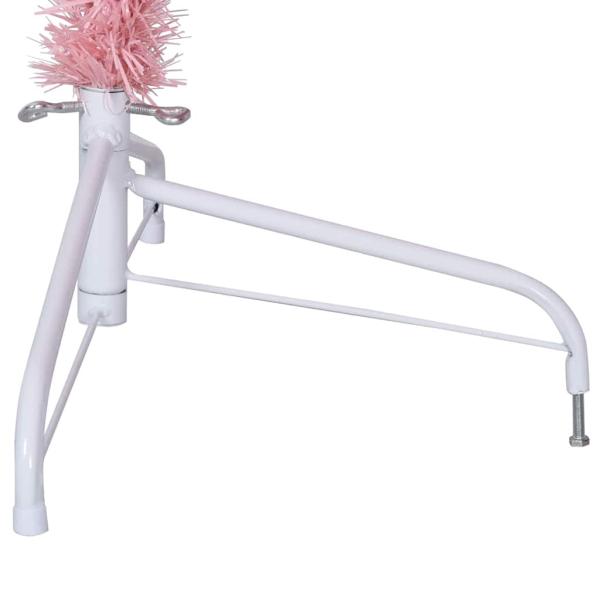 Künstlicher vorbeleuchteter Weihnachtsbaum Rosa 240 cm PVC
