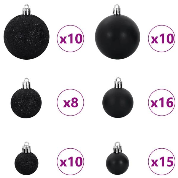 Künstlicher vorbeleuchteter Weihnachtsbaum Rosa 240 cm PVC