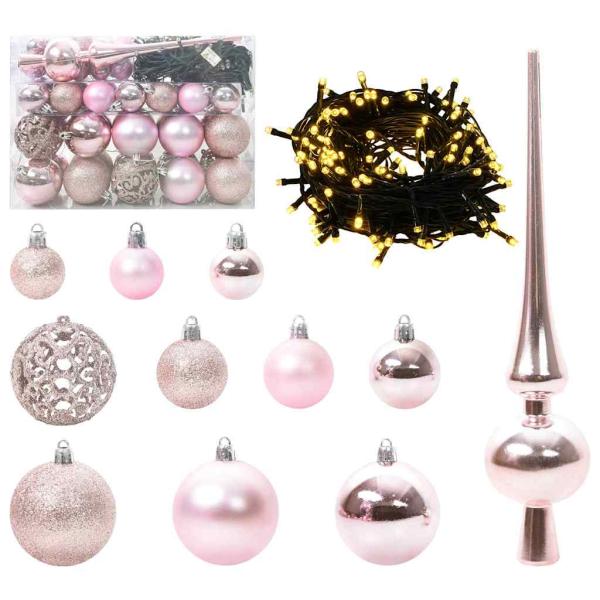 Künstlicher vorbeleuchteter Weihnachtsbaum Schwarz 120 cm PVC
