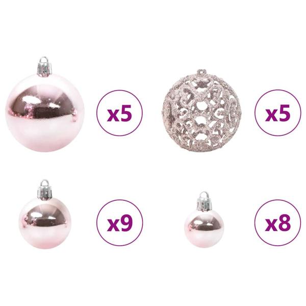 Eckiger künstlicher Weihnachtsbaum Grün 120 cm PVC und Metall