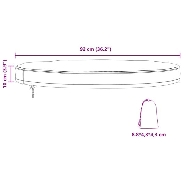 Abdeckung für den Tisch im Freien 92 x 92 x 10 cm 600D-Gewebe