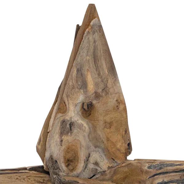 Weihnachtsstern Braun 60 x 5 x 75 cm Massivholz Teak