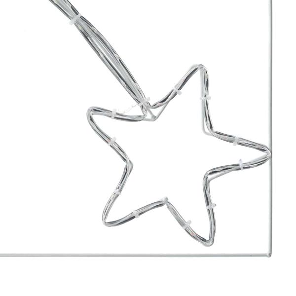 Weihnachtsstern mit 432 LEDs Mehrfarbig 180 x 57 cm PVC