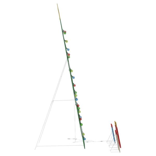 Beleuchteter Weihnachtsbaum mit 3 Geschenkboxen 2D Warm Weiß