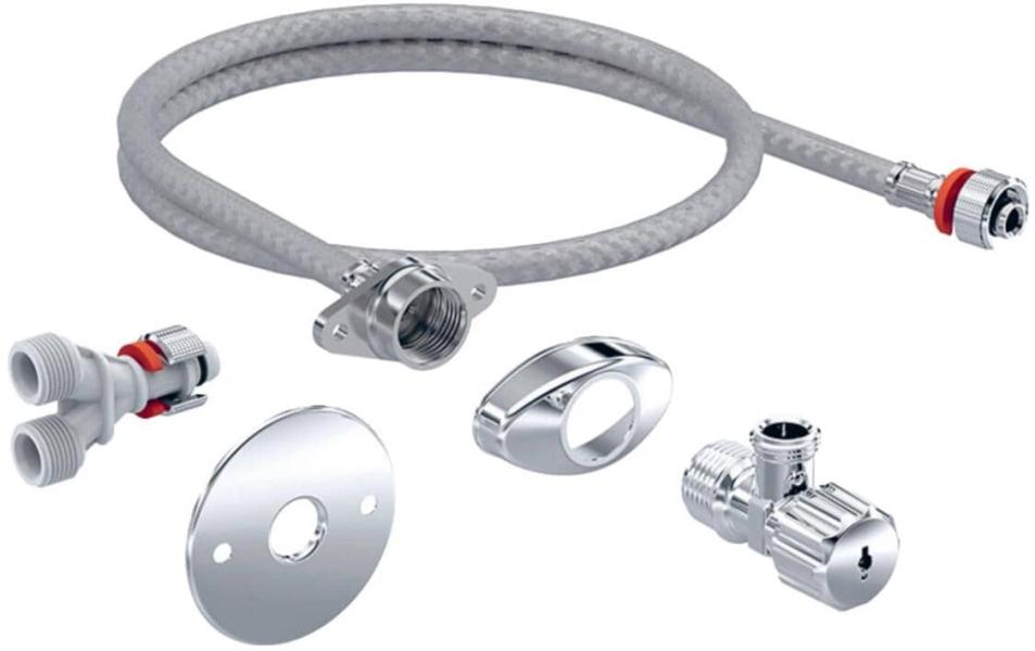 ARDEBO.de Geberit Wasseranschlussset für UP-Spülkästen 12cm, für AquaClean Tuma WC-Aufsätze (147035001)