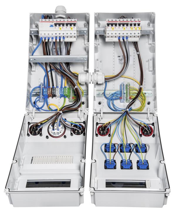 ARDEBO.de - Wandverteiler Wetzlar M 40 oben, Blindstopfen unten