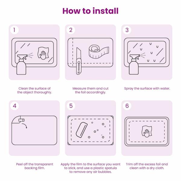 Fensterfolie Matte Streifen 90 x 2000 cm PVC