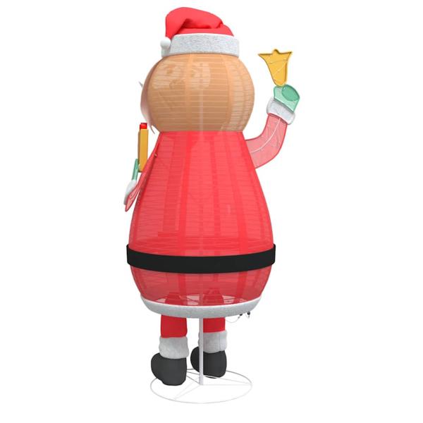 Weihnachtsmann mit 200 LEDs Warmes Weiß 100 x 180 cm Stoff