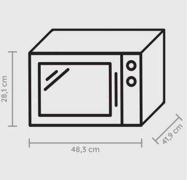 Bauknecht MW 254 SM Stand Mikrowelle, 48,3 cm breit, 900W, 25 L, Dynamic Steam, Eco Modus, Grillfunktion, Dampfgarfunktion, Edeles schwarz