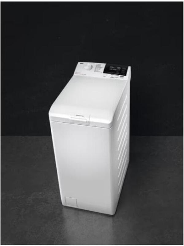 AEG LTR6A60370 7kg Toplader Waschmaschine, 40 cm breit, 1300 U./min, ProSense Mengenautomatik, SoftPlus-Option, weiß
