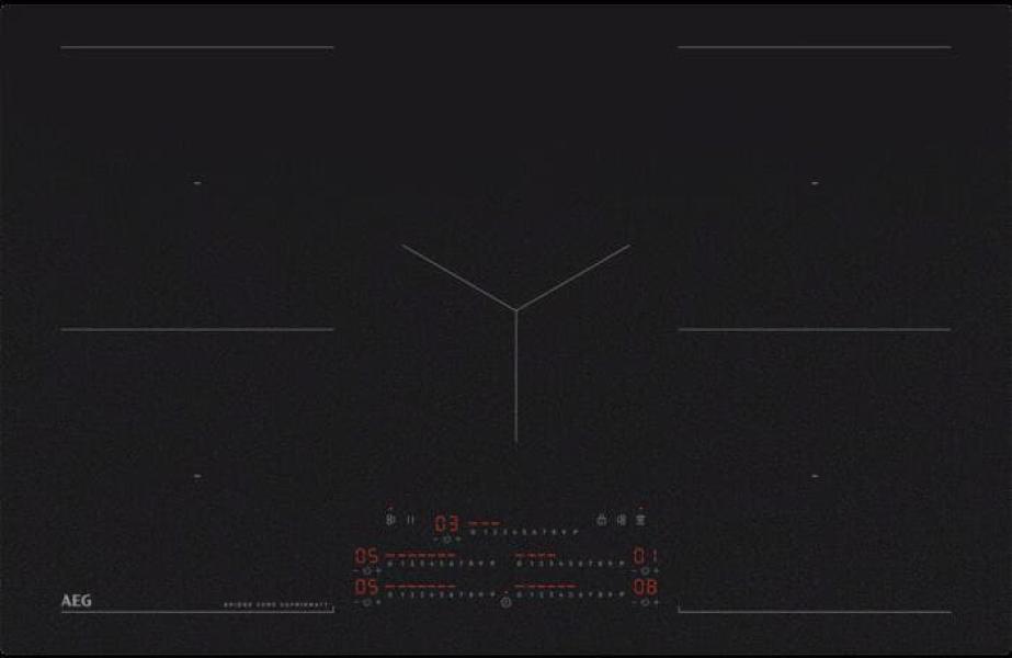 ARDEBO.de AEG TK85IM0BSZ Autarkes Induktionskochfeld, 81 cm breit, Kindersicherung, DoubleBridge-Funktion, SaphirMatt
