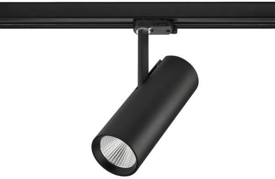 ARDEBO.de Brumberg LED-Schienenstrahler 230V AC, 50Hz, 23W, CRI > 90, 36°, 4000K, rund, schwarz (88393184)