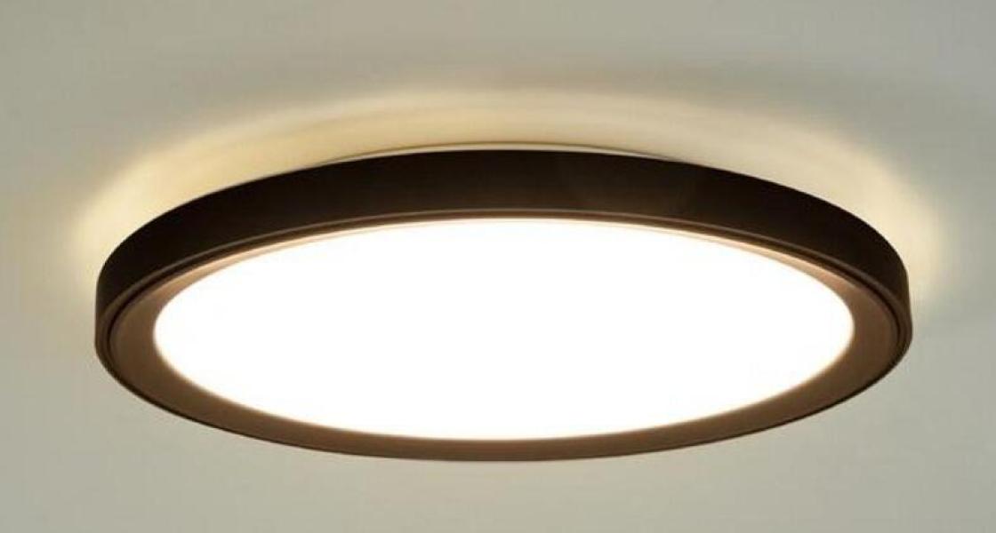 Brumberg SUNNY MIDI LED-Anbaudownlight, D=440mm, 230VAC, 50Hz, 110°, 40W, 3750lm, 3000K/4000K/6000K, direkt/indirekt, dimmbar Phasenabschnitt, schwarz matt (12209083)