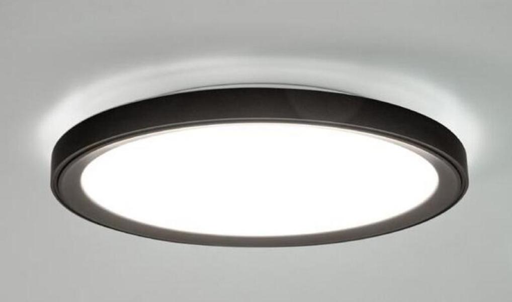 Brumberg SUNNY MIDI LED-Anbaudownlight, D=440mm, 230VAC, 50Hz, 110°, 40W, 3750lm, 3000K/4000K/6000K, direkt/indirekt, dimmbar Phasenabschnitt, schwarz matt (12209083)