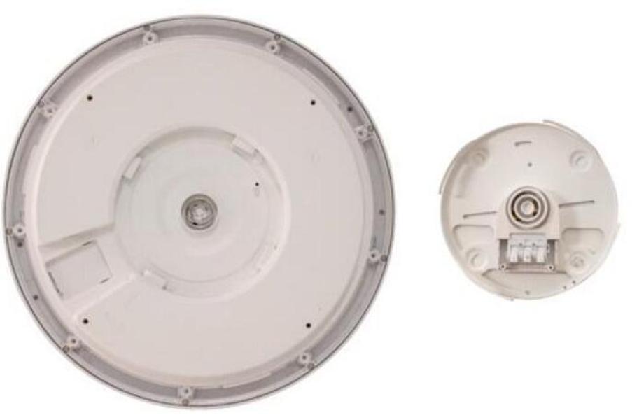Brumberg SUNNY MIDI LED-Anbaudownlight, D=440mm, 230VAC, 50Hz, 110°, 40W, 3750lm, 3000K/4000K/6000K, direkt/indirekt, dimmbar Phasenabschnitt, schwarz matt (12209083)