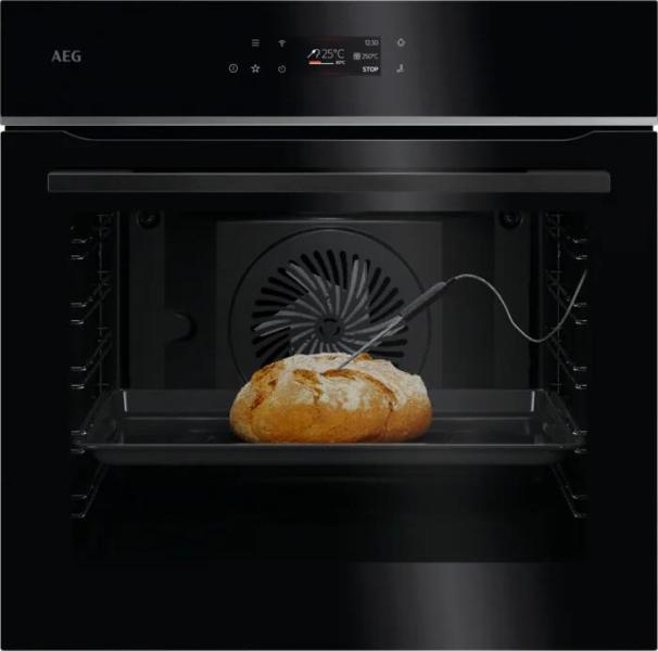 ARDEBO.de AEG TE7PB63ZAB A++ Einbaubackofen, 59,5 cm breit, 71 L, Pyrolyse, 17 Heizarten, WLAN, Kerntemperatursensor, Kindersicherung, schwarz