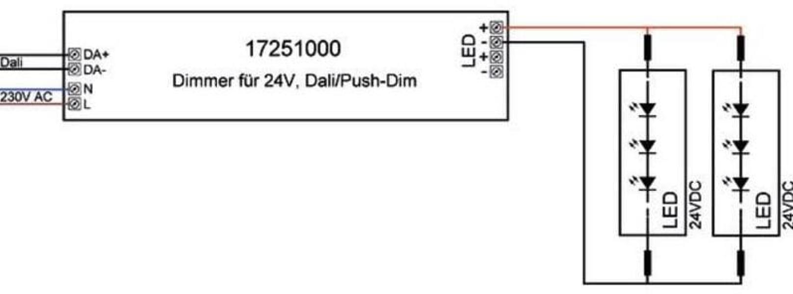 Brumberg LED Netzteil 24VDC, max. 80W, DALI2/Push, DT6, dimmbar, weiß (17251000)