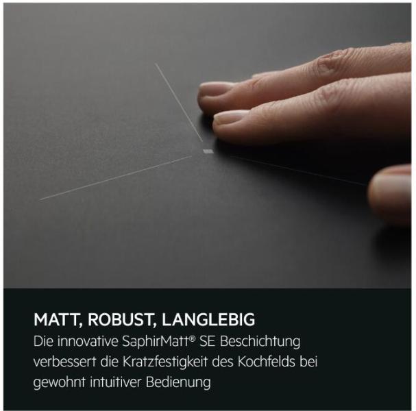 AEG TO64IC0CIT 5000 Autarkes Induktionskochfeld, SaphirMatt SE, 60cm, Hob²Hood, ohne Rahmen, schwarz matt (949598666)