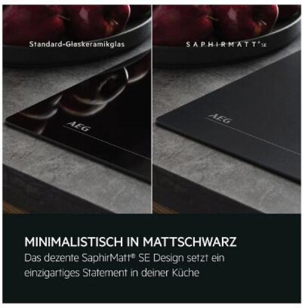 AEG TO64IC0CIT 5000 Autarkes Induktionskochfeld, SaphirMatt SE, 60cm, Hob²Hood, ohne Rahmen, schwarz matt (949598666)